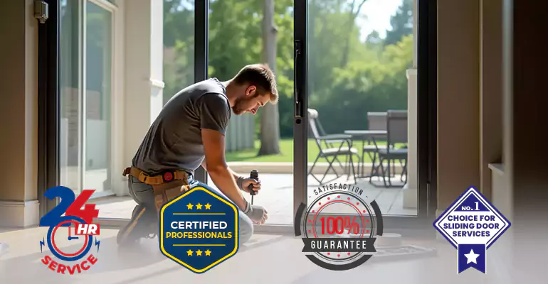 Sliding Door Strike Plate Repair in Boynton