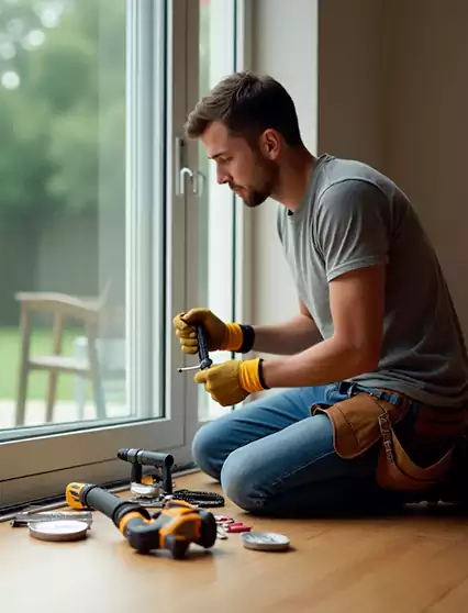 Professional Pella Sliding Glass Door Screen Replacement in Boynton, FL